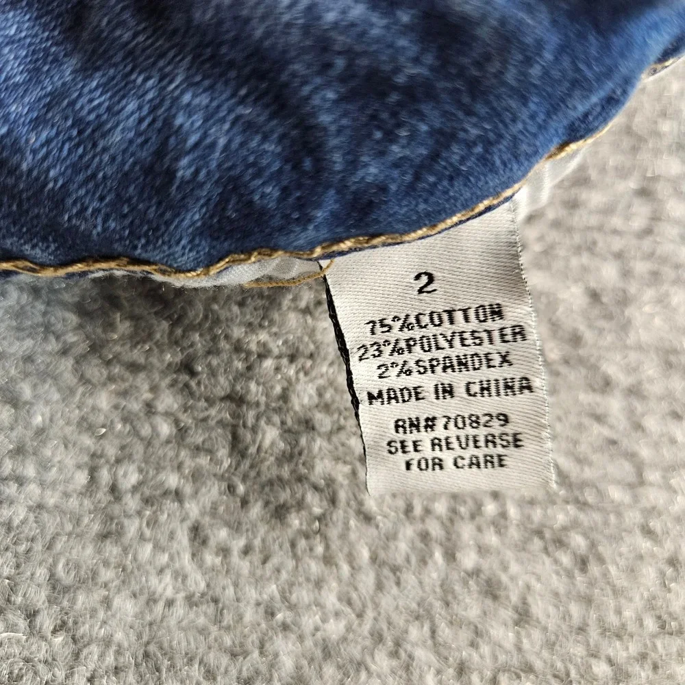 Rue21 Womens‎ Size 2 Skinny Jeans Medium Wash Denim Stretch Slim Fit 70829